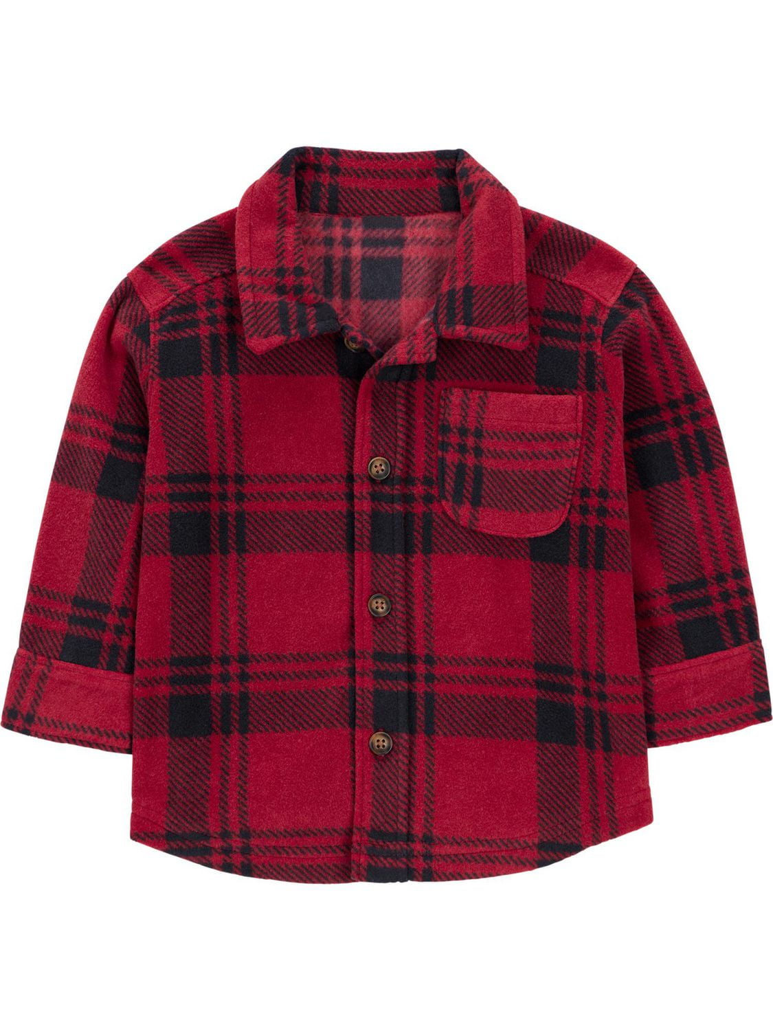 Carter's Child of Mine Baby Boys' Cardigan Set - Red Check Moose, Sizes: Preemie 24 Months