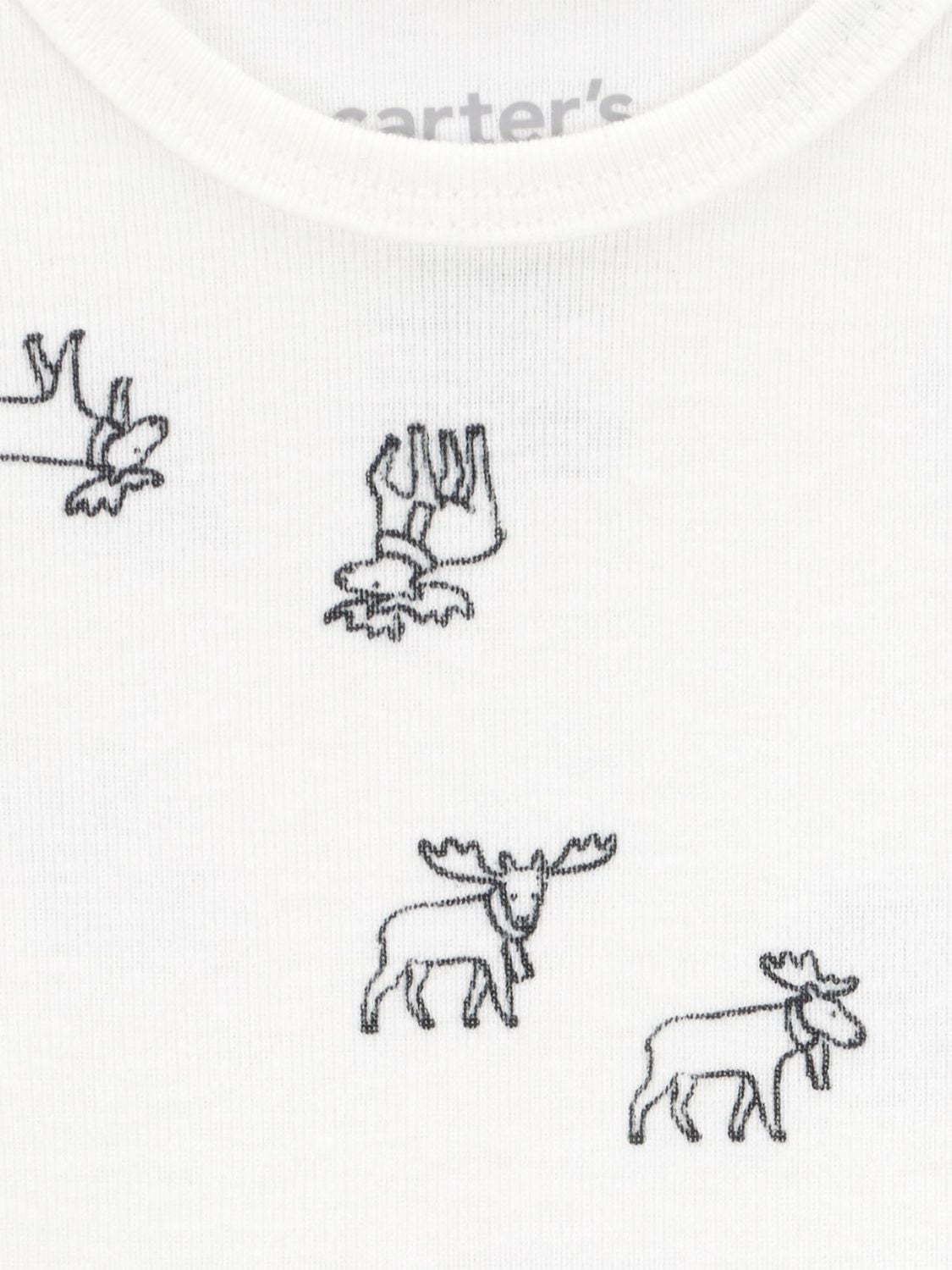 Carter's Child of Mine Baby Boys' Cardigan Set - Red Check Moose, Sizes: Preemie 24 Months