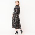 thumbnail image 3 of DV L/S wrap V-neck maxi dress, 3 of 6