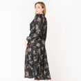 thumbnail image 4 of DV L/S wrap V-neck maxi dress, 4 of 6