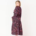 thumbnail image 4 of DV L/S wrap V-neck maxi dress, 4 of 6