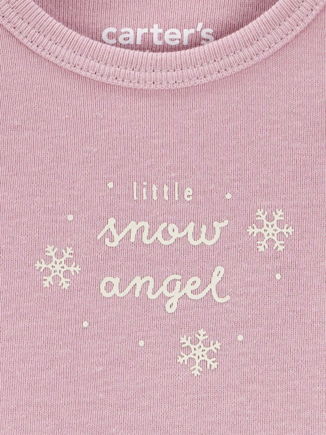 Ensemble cardigan pour bébé fille Carter's Child of Mine - Flocon de neige rose Tailles : Prématuré 24 mois