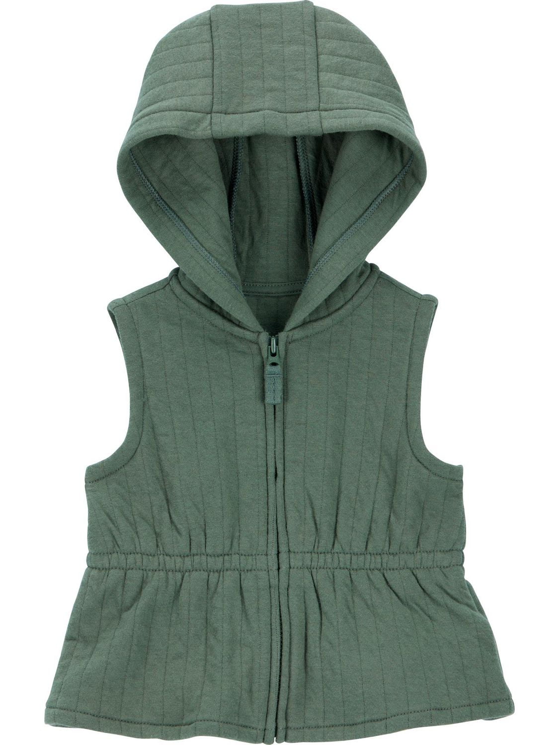 Ensemble gilet pour bébé fille Carter's Child of Mine - Motif floral olive et violet Tailles : Prématuré 24 mois