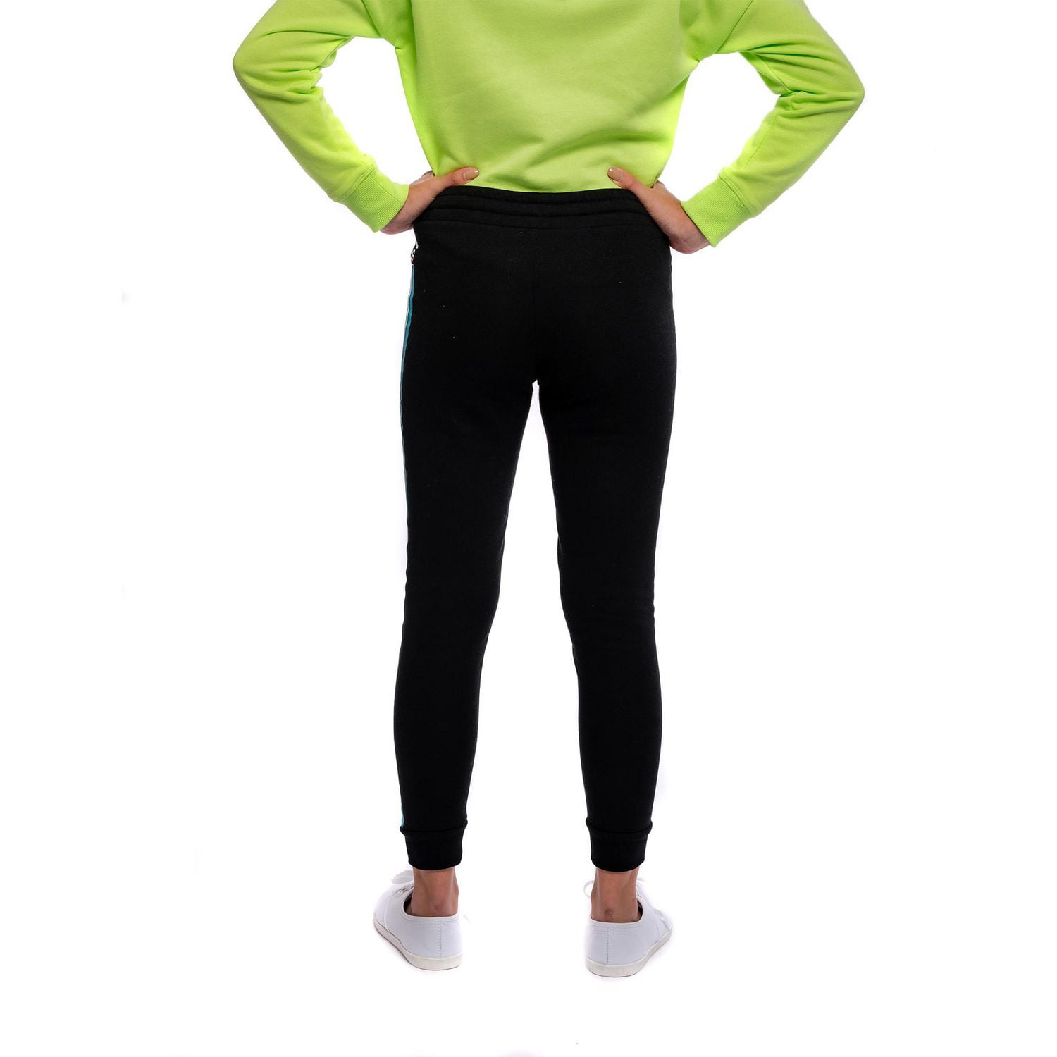 Girls Justice Stripe Down Joggers