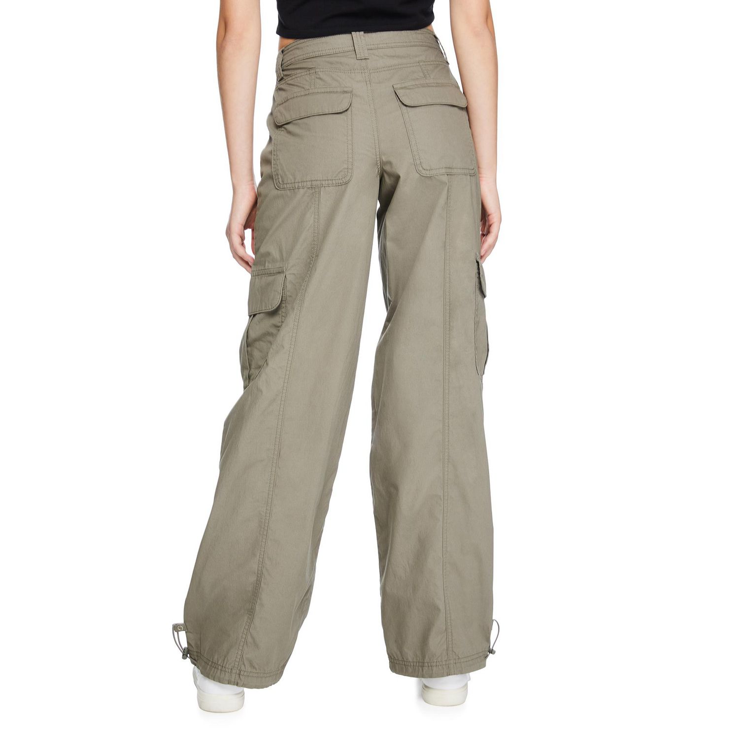 TopLLC Women's Flex Stretch Tactical Pants, Cargo Pants Water Resistant  Ripstop Work Pants, Elastic Waist Straight/Cargo Pants with Pockets