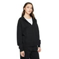 thumbnail image 2 of No Boundaries Women's Oversized Zip-Up Hoodie, 2 of 6