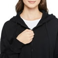 thumbnail image 4 of No Boundaries Women's Oversized Zip-Up Hoodie, 4 of 6