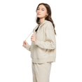 thumbnail image 2 of No Boundaries Women's Oversized Zip-Up Hoodie, 2 of 6