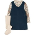 thumbnail image 1 of Child of Mine Toddler Girls' Jumper Set - Navy Floral, 1 of 7