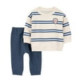 thumbnail image 1 of Carter's Child of Mine Baby Boys' 2 Piece Set - Rugby Stripe, 1 of 4