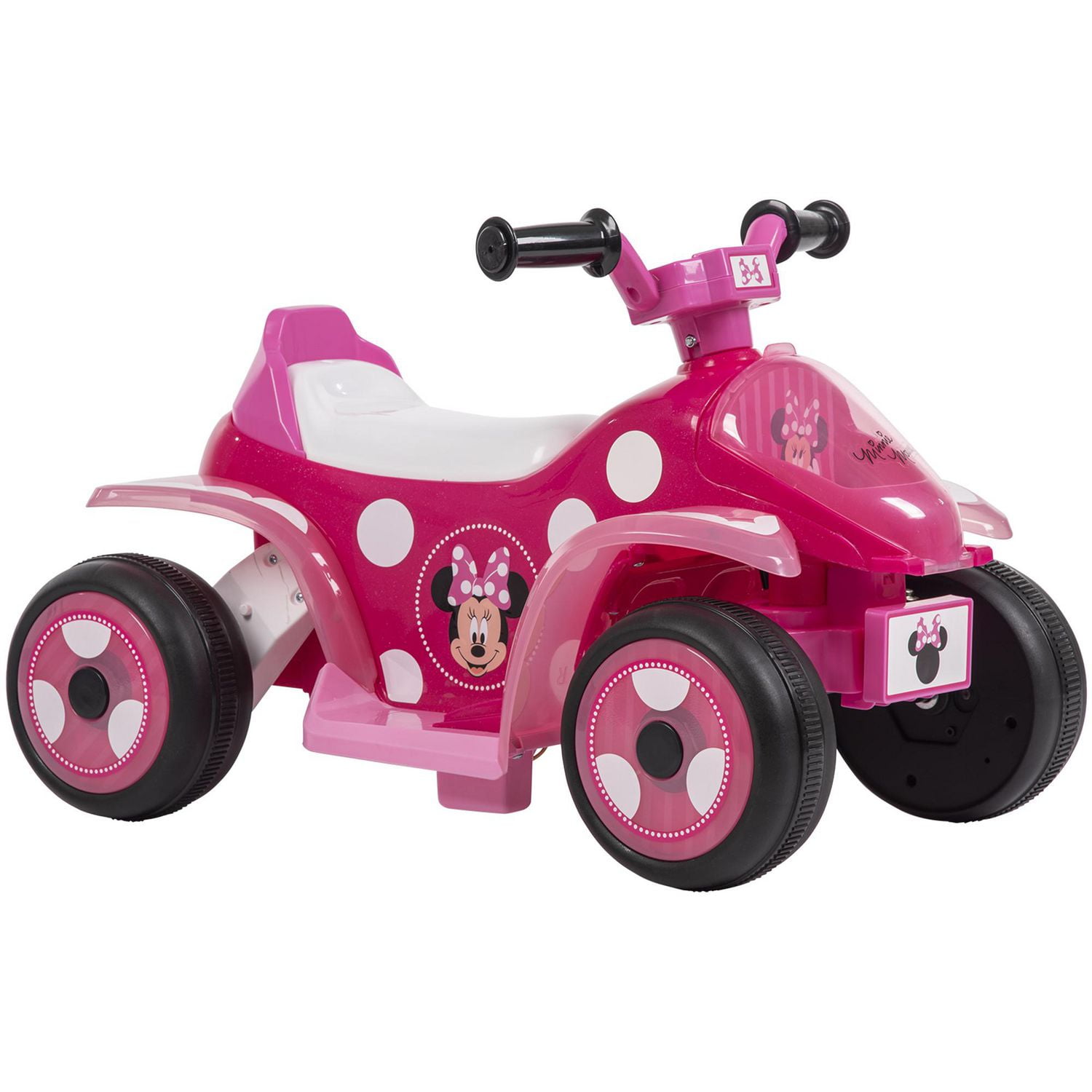 Disney Minnie 6-volt Ride-On Quad for Girls by Huffy, Pink