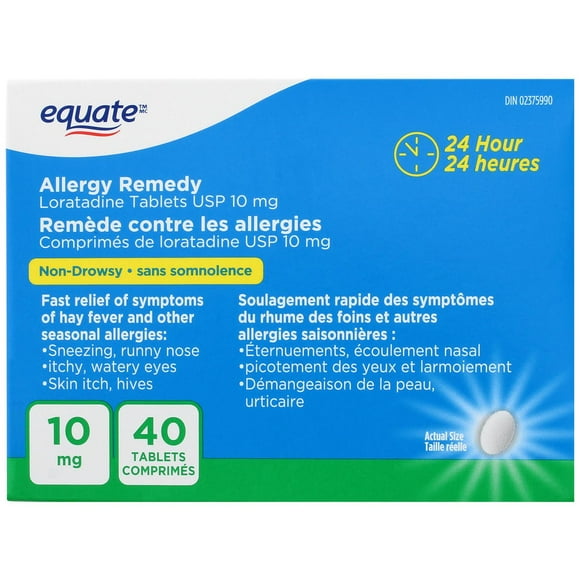 Loratadine Tablets 10mg, Pack of 40