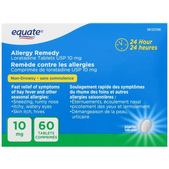 Loratadine Tablets 10mg, Pack of 60