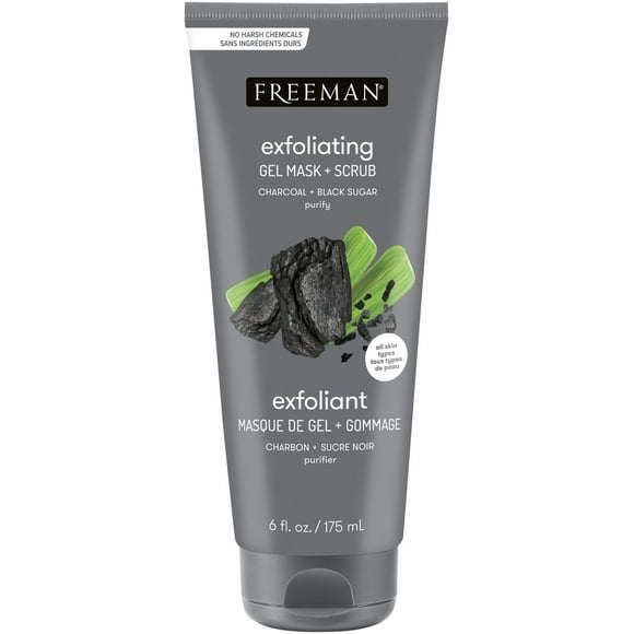Freeman Feeling Beautiful Charcoal & Black Sugar Polishing Mask, 175 ml