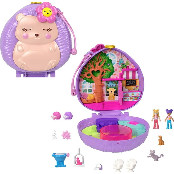 Polly Pocket Dolls and Playset, Travel Toys, Hedgehog Coffee Shop ...