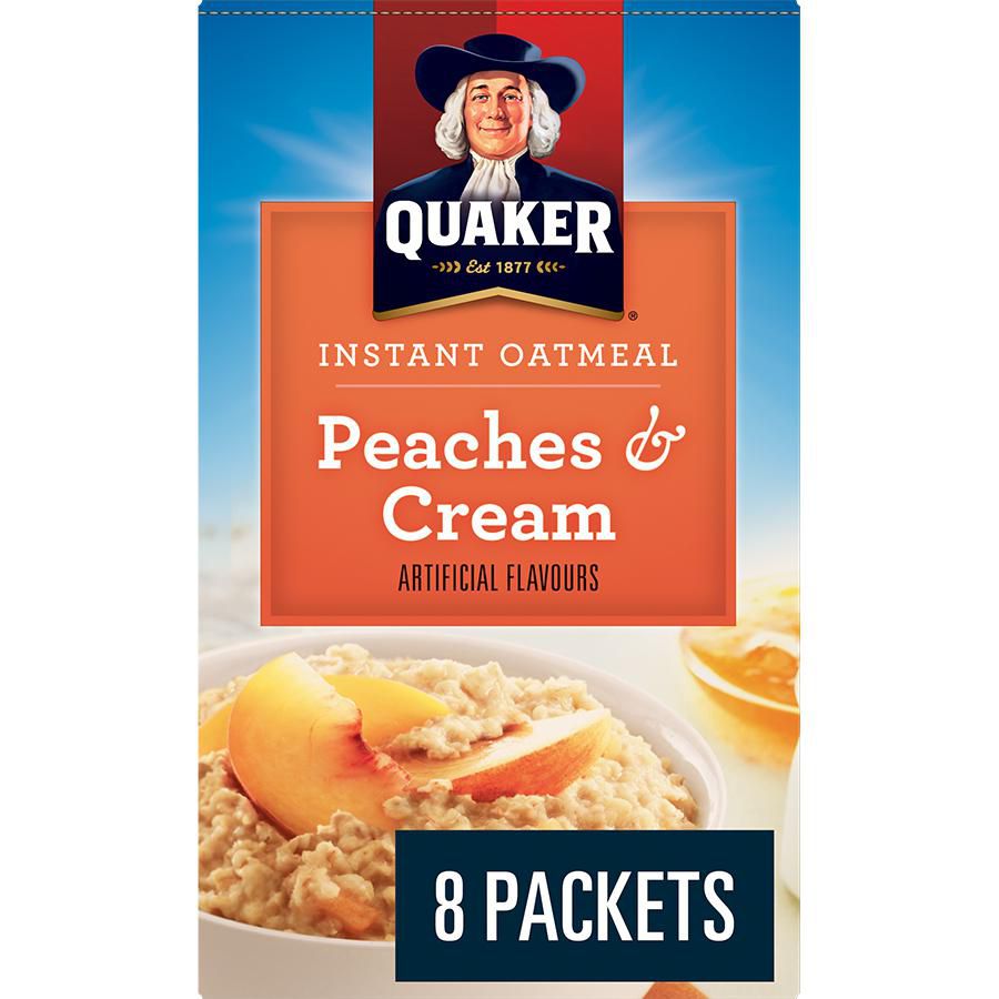 Quaker Peaches & Cream Instant Oatmeal Walmart Canada