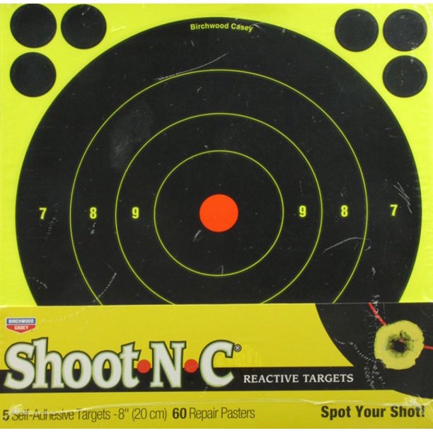 E & F ShootNC 20 cm Bull's -eye cible- 5 cibles