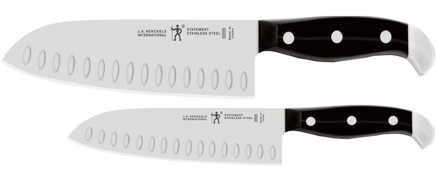 Henckels International Fine Edge Statement 2Piece Santoku Knife Set