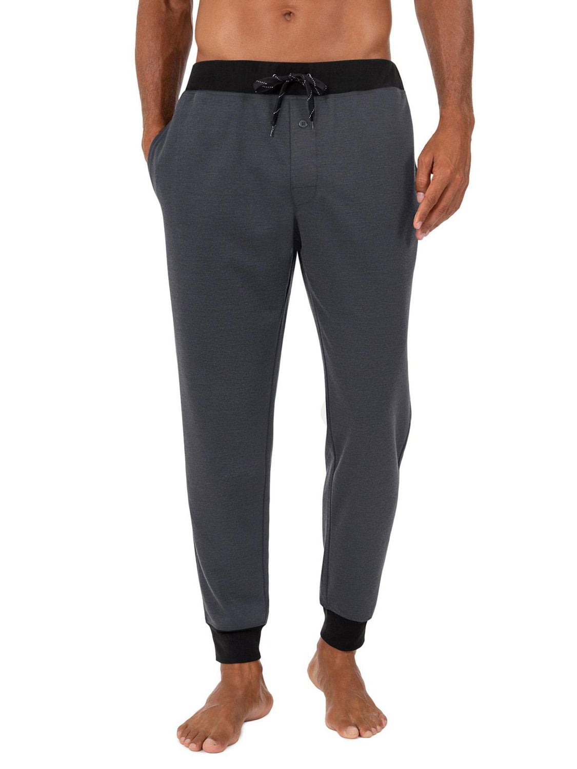 fruit of the loom waffle knit jogger sleep pant