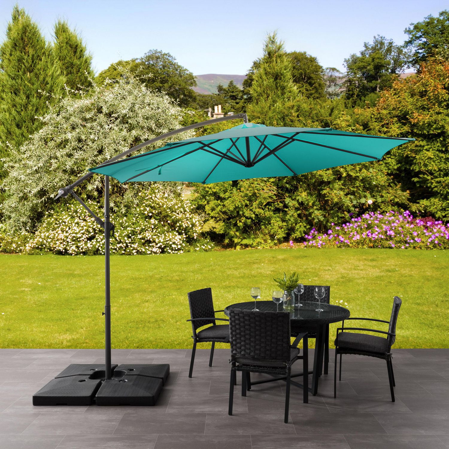 CorLiving 9.5 Ft Offset Patio Umbrella Walmart Canada