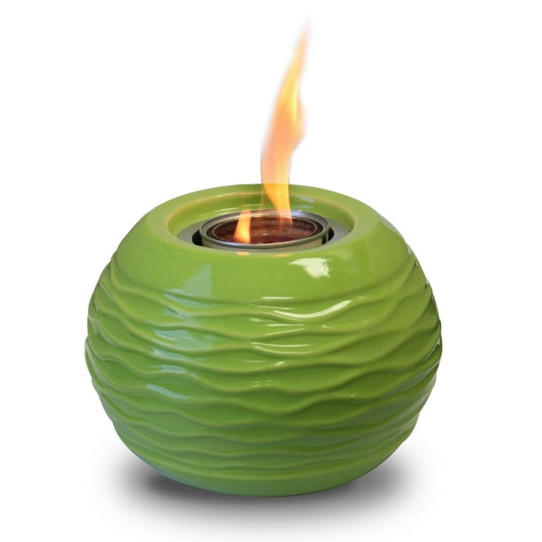 Brûleur de jardin vert en forme de pot de miel au gel combustible - Paramount