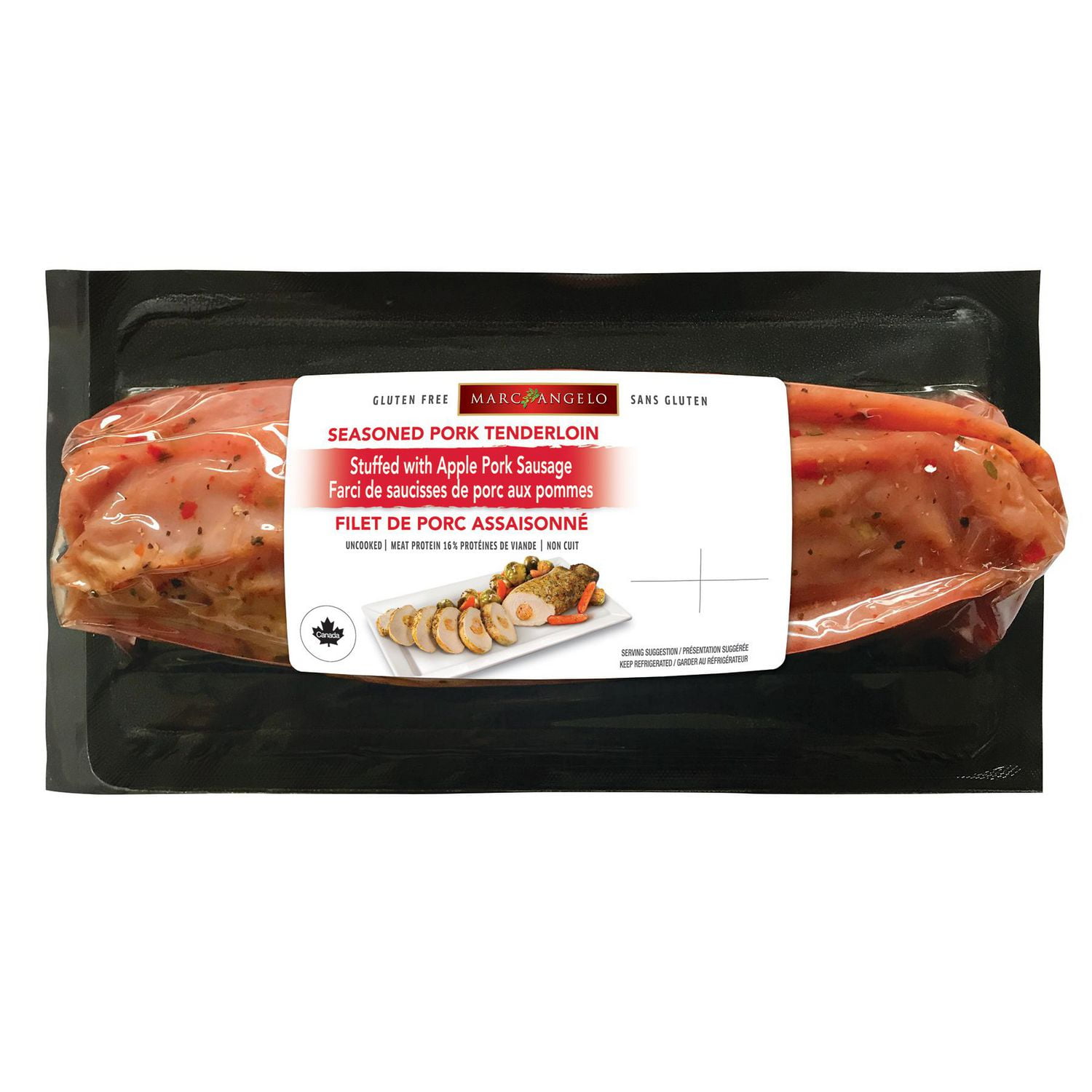 Marcangelo Seasoned Pork Tenderloin Stuffed with Apple Pork Sausage