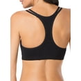 thumbnail image 4 of Fruit of the Loom Women's Spaghetti Strap Cotton Sports Bra, 3-Pack, 4 of 7