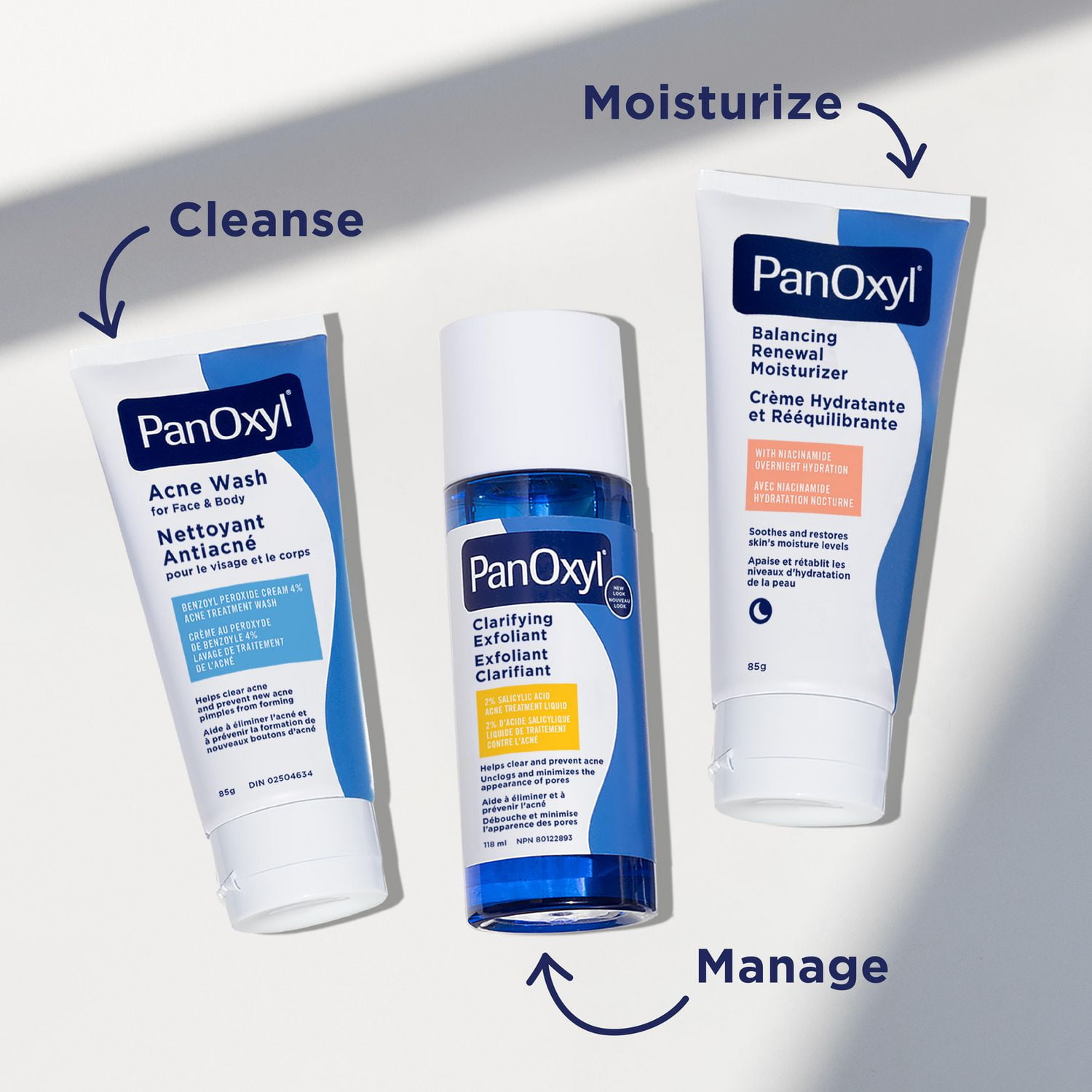 Exfoliant clarifiant PanOxyl 2% D'Acide Salicylique Liquide De Traitement Contre L'Acné 118 ml