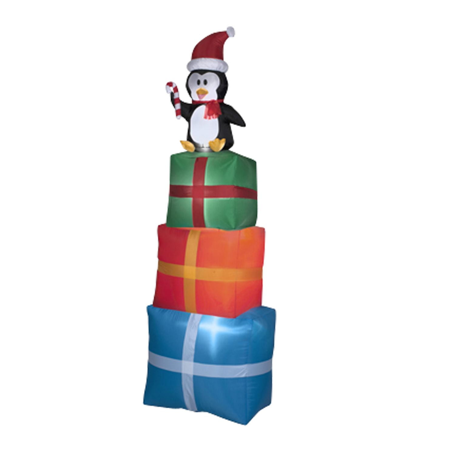 Airblown ® 10FT Inflatable PENGUIN ON PRESENTS Walmart Canada