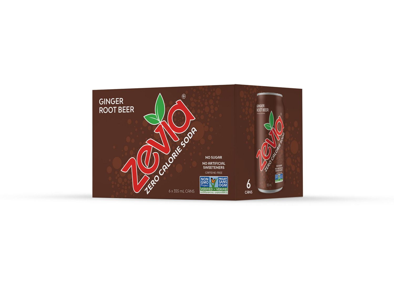 Zevia Ginger Root Beer Zero Calorie Soda Walmart Canada