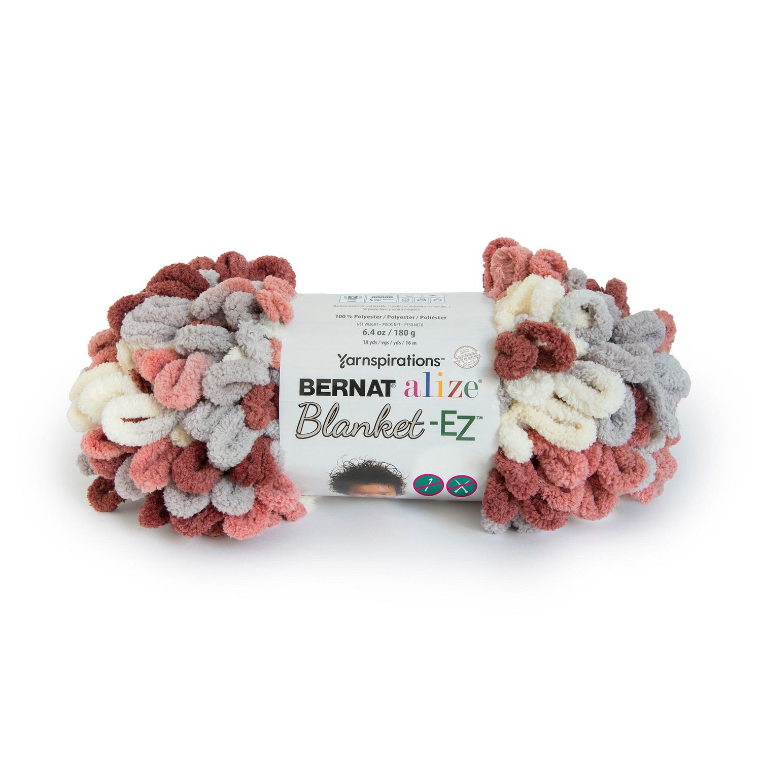 BERNAT ALIZE BLANKETEZ YARN (180G/6.4OZ), WARM CLAY Walmart Canada