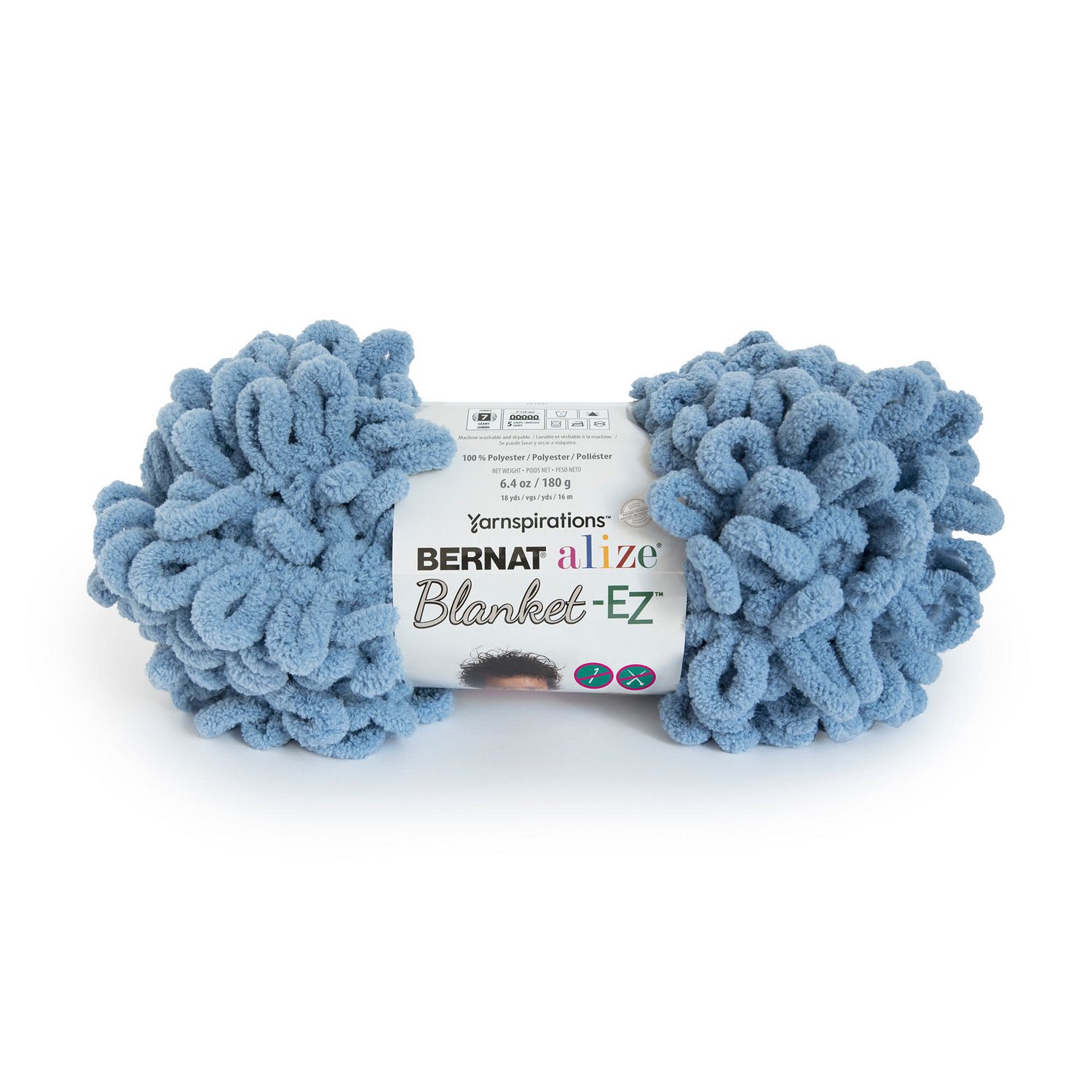 BERNAT ALIZE BLANKETEZ YARN (180G/6.4OZ), COUNTRY BLUE Walmart Canada