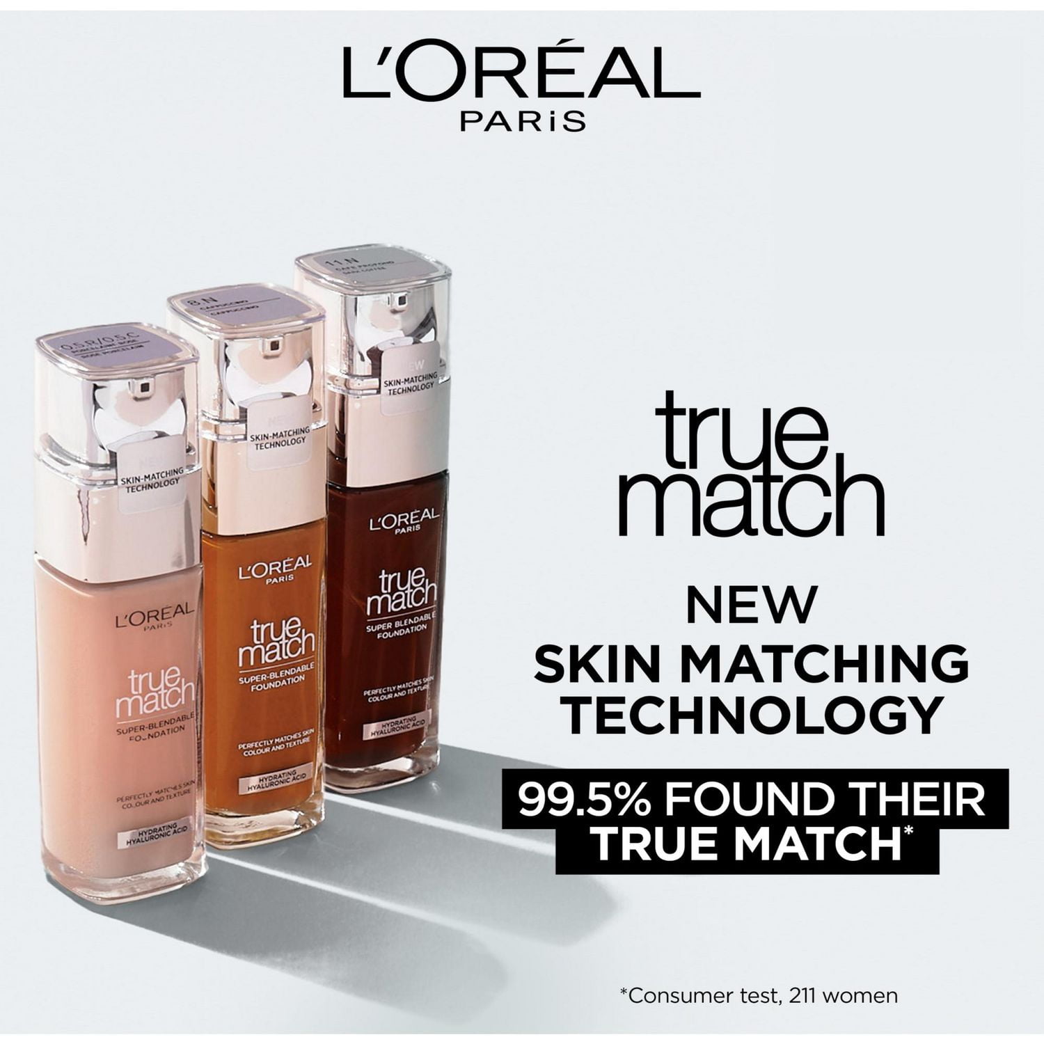 L'Oréal Paris True Match Foundation with Hyaluronic Acid