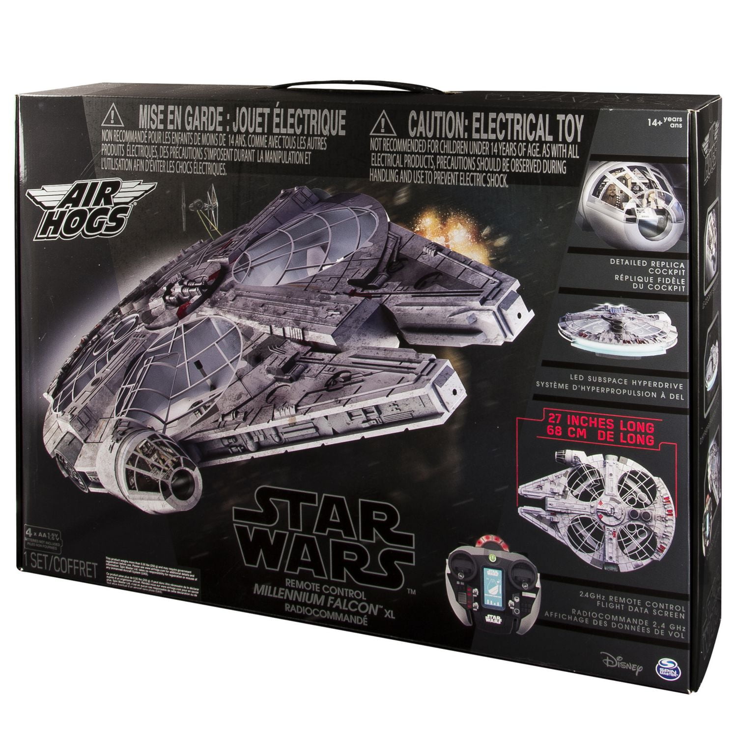 Air hogs millennium hot sale falcon drone instructions