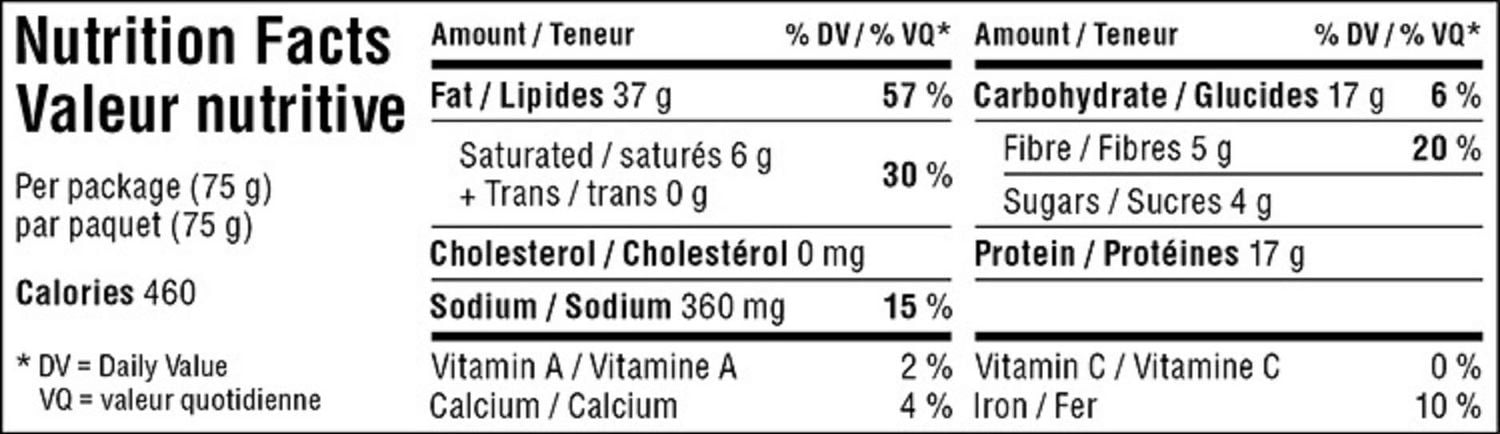 Great Value Barbecue Peanuts, 75 g