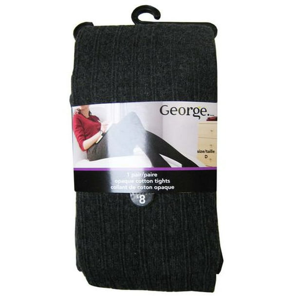 George Collant de coton pour femmes - Opaque