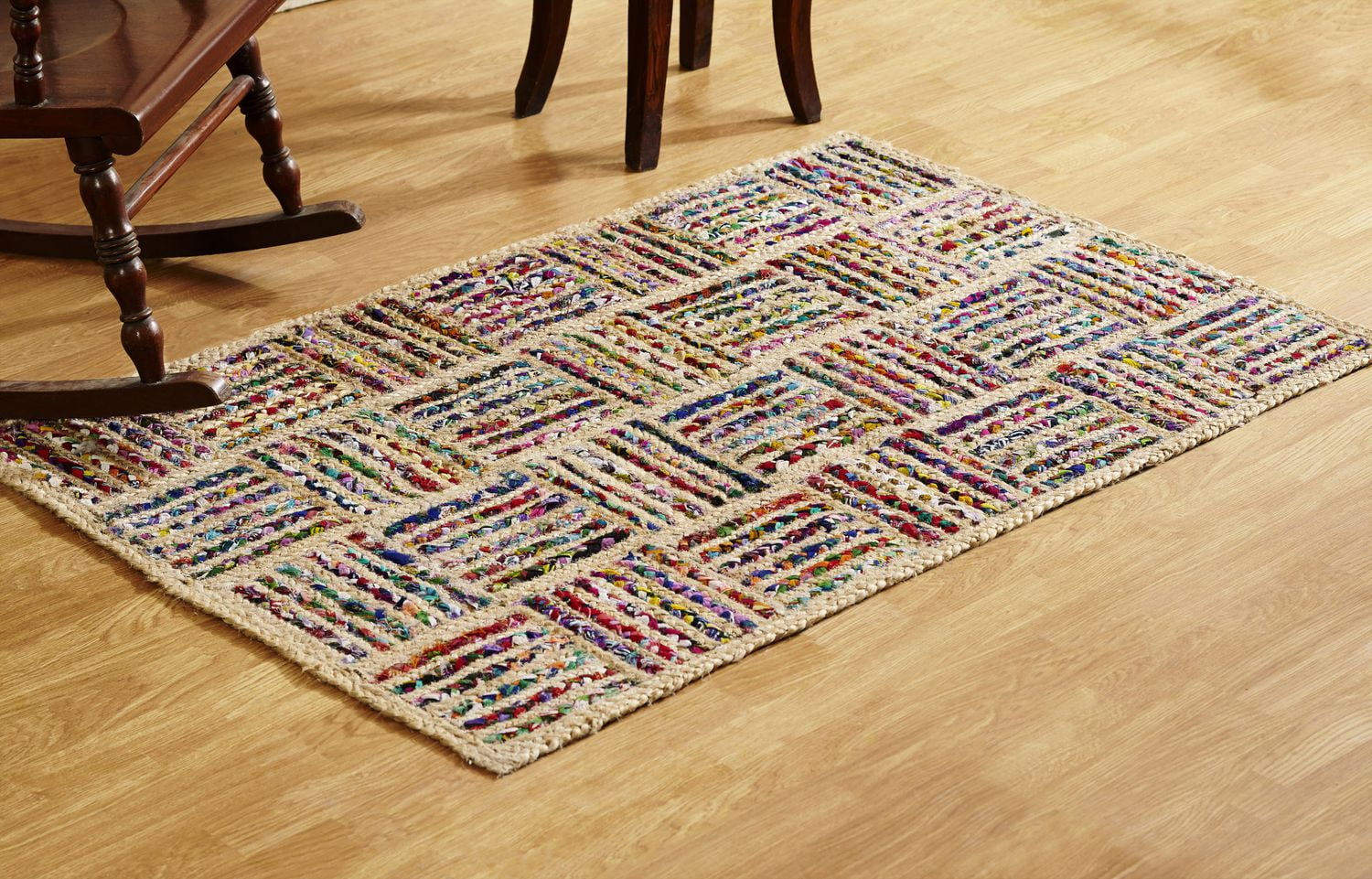 Fabstyles Natural Criss Cross Braided Rug Walmart Canada