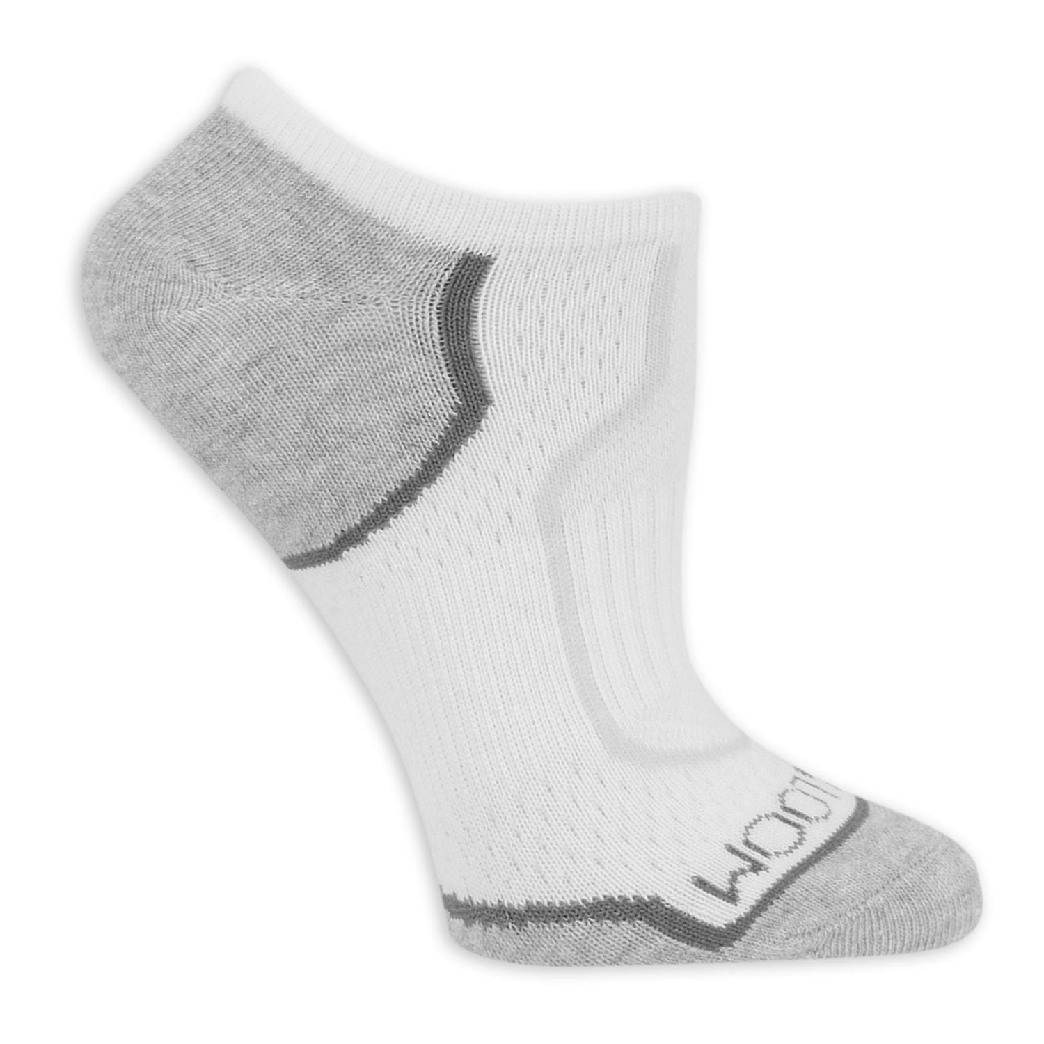 Fruit of the Loom - Ladies 6 Pack CoolZone Cotton No Show Socks