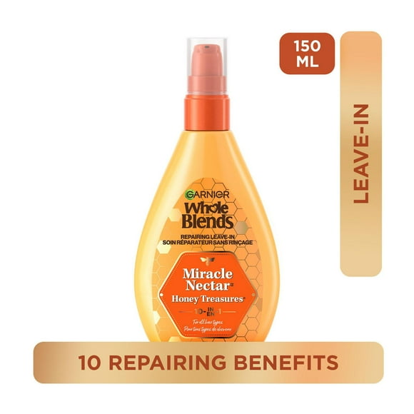 GARNIER Whole Blends Honey Treasures 10 Benefits for all hair types Treatment, 150 mL, Treatment, 150 mL