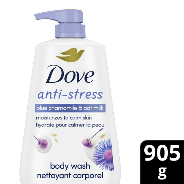 Dove Anti Stress Blue Chamomile And Oat Milk Body Wash Walmart Ca