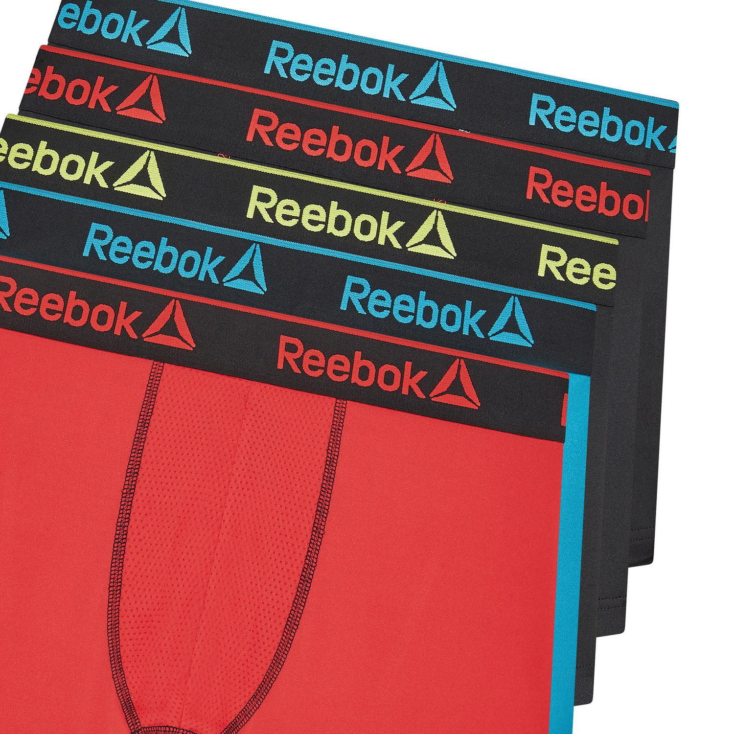 Paquet de 5 caleçons boxeurs courts extensibles Reebok