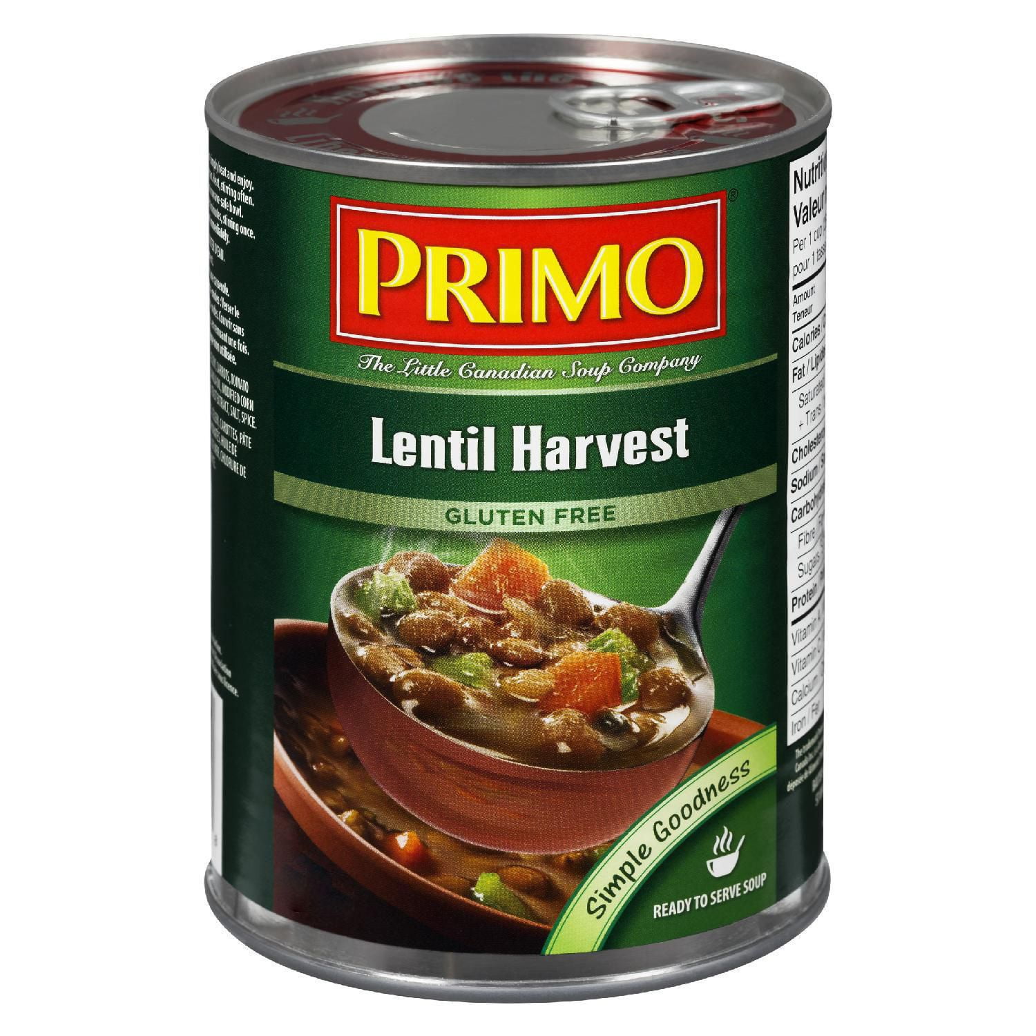 Primo Gluten Free Lentil Harvest Soup Walmart Canada