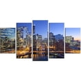 thumbnail image 2 of Tableau imprimé sur toile Design Art rivière et pont à Chicago, 2 of 3