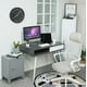 Homylin Bureau d'ordinateur simple moderne PC Latop Table Bureau d'étude pour bureau à domicile, 39.4 pouces – image 3 sur 7