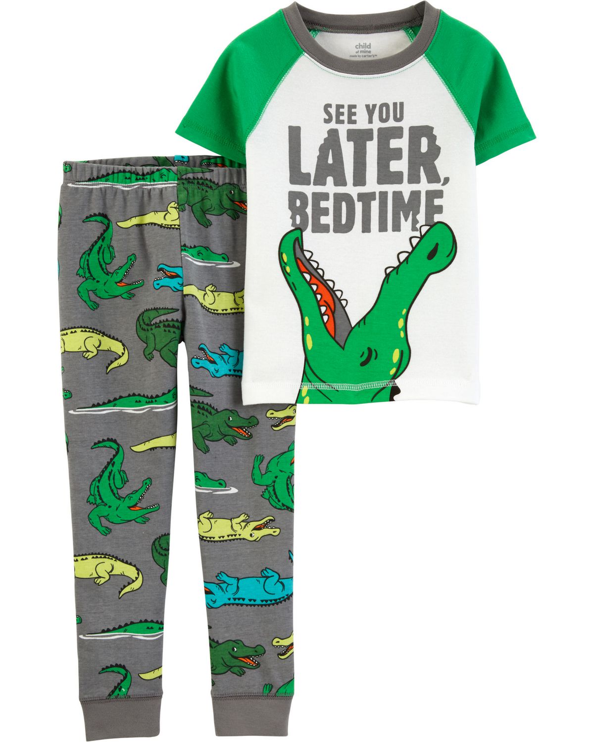Child of Mine made by Carter's Toddler Boys' 2-piece Pyjama - alligator ...