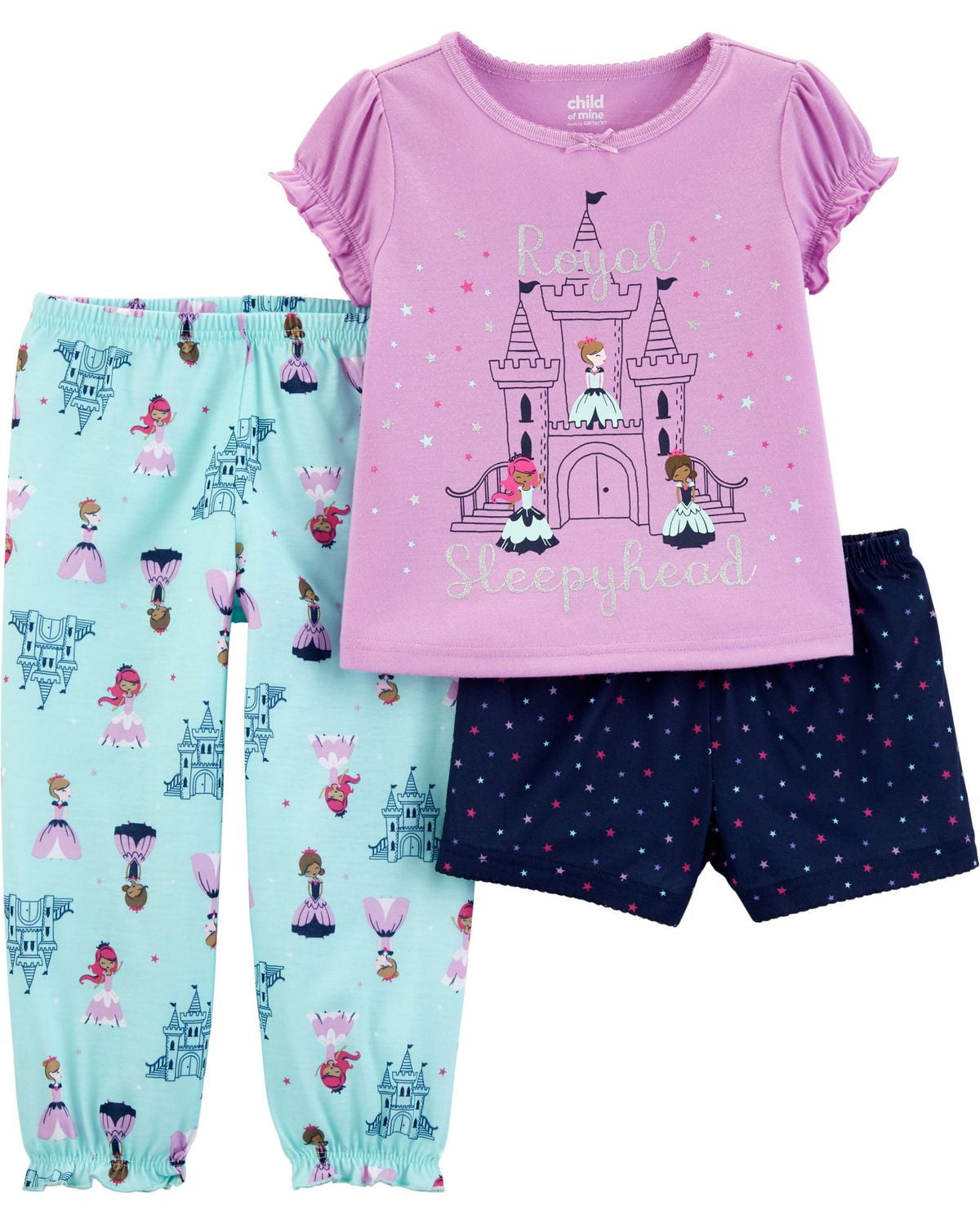 Child of Mine By Carters Baby Toddler Girl Pajamas princess Walmart