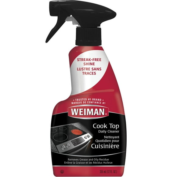 Weiman Daily Cook Top Cleaner, 12 oz, Streak-Free Cleaner