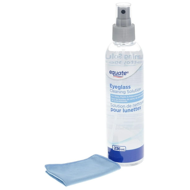 Equate Eyeglass Cleaning Solution and Microfibre Cleaning Cloth