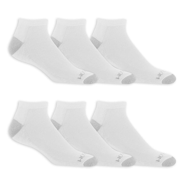 Fruit of the Loom Men's Dual Defense Low Cut Socks 6 Pairs, Men's Low ...