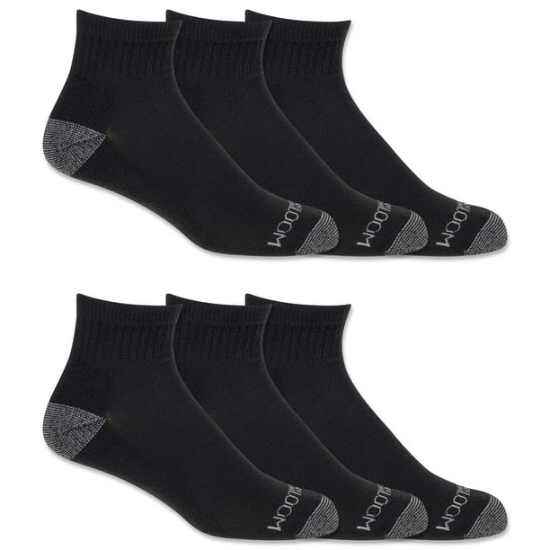 Fruit of the Loom Men's Dual Defense Ankle Socks 6 Pairs, Men's Ankle ...